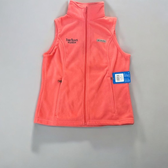 Columbia Jackets & Blazers - NWT Columbia Four Roses Bourbon Full Zip Vest Pink M